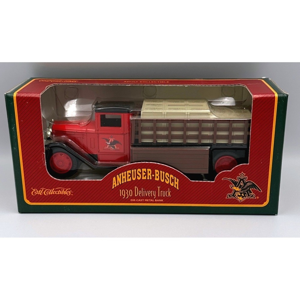 VTG Ertl Collectibles Anheuser-Busch 1930 Delivery Truck Diecast Bank Truck NIB